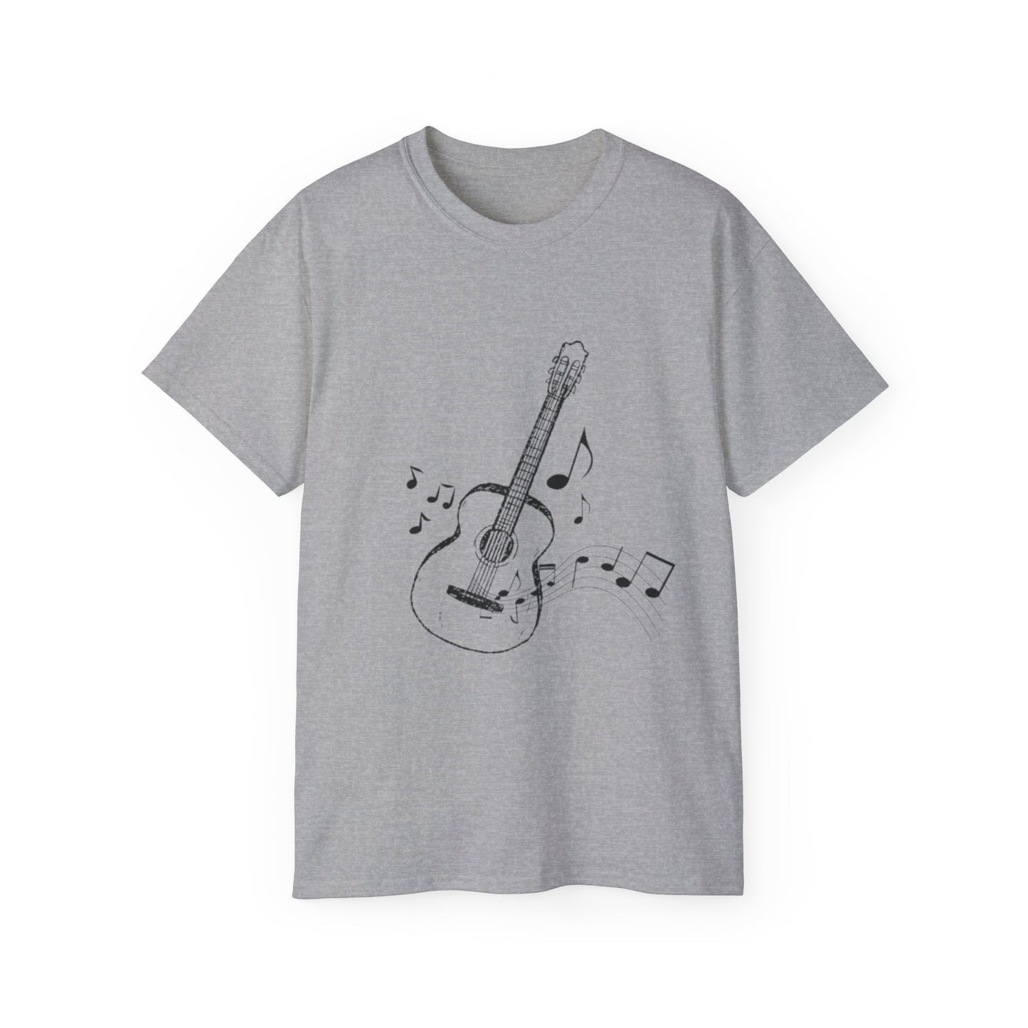 Music Lover's Unisex Ultra Cotton Tee - Guitar Design
