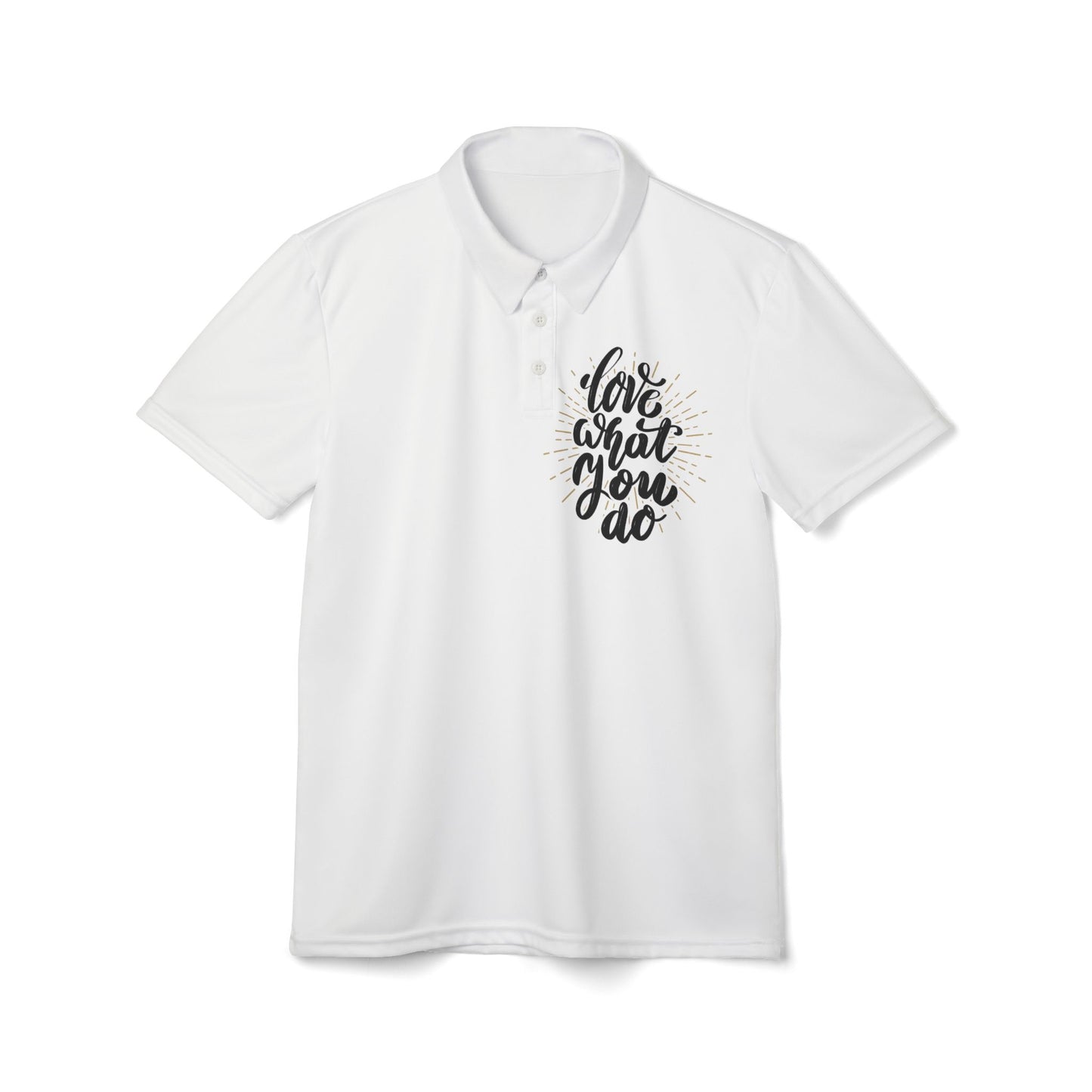 Inspirational Unisex Polo Shirt - 'Love What You Do'