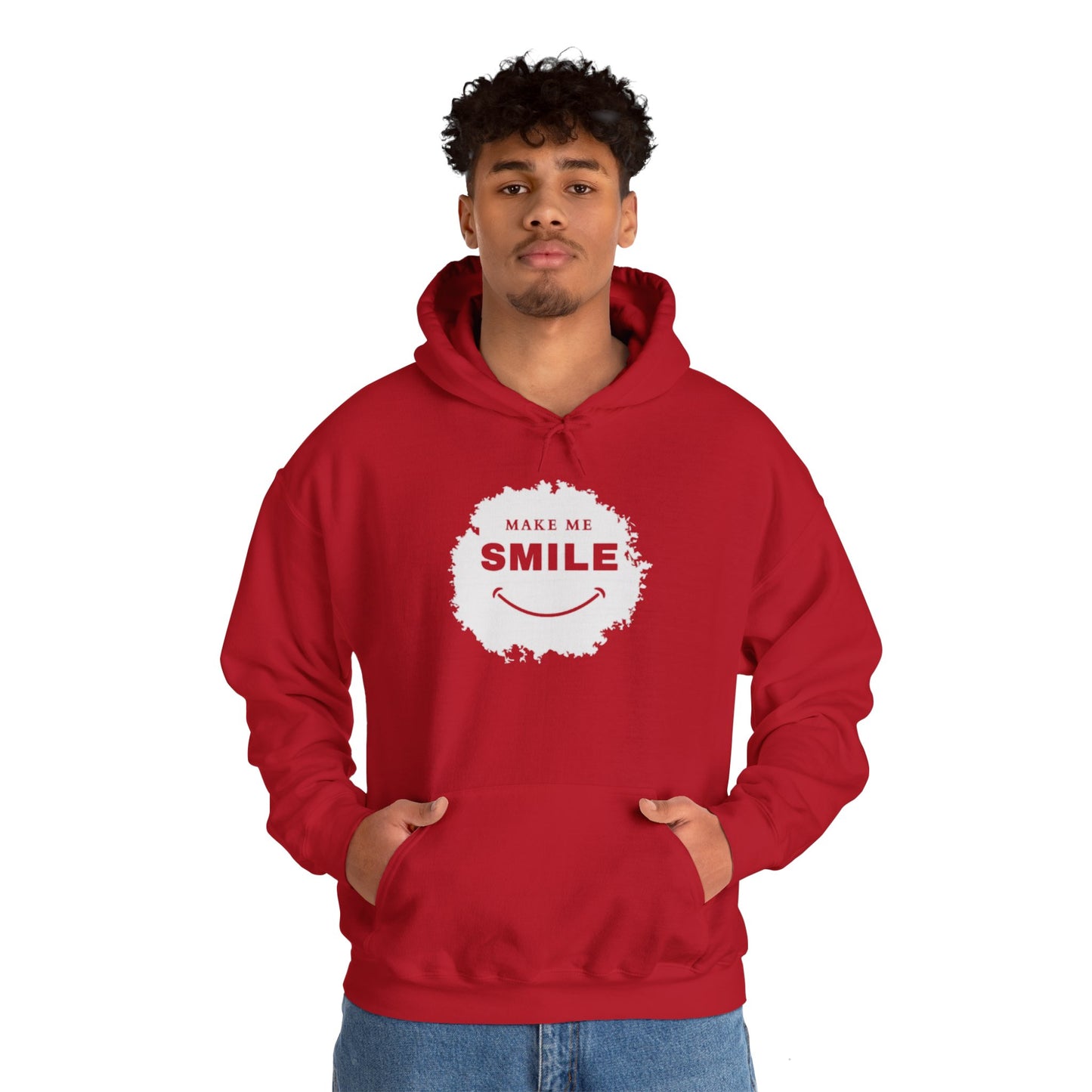 Make Me Smile Hoodie - Unisex Heavy Blend™ Sweatshirt for Comfort and Cheer