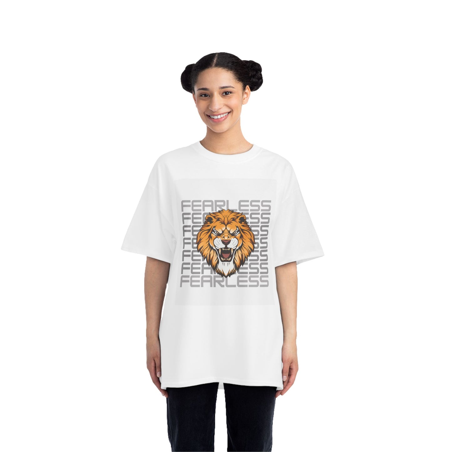 Fearless Lion Graphic T-Shirt for Bold Spirit