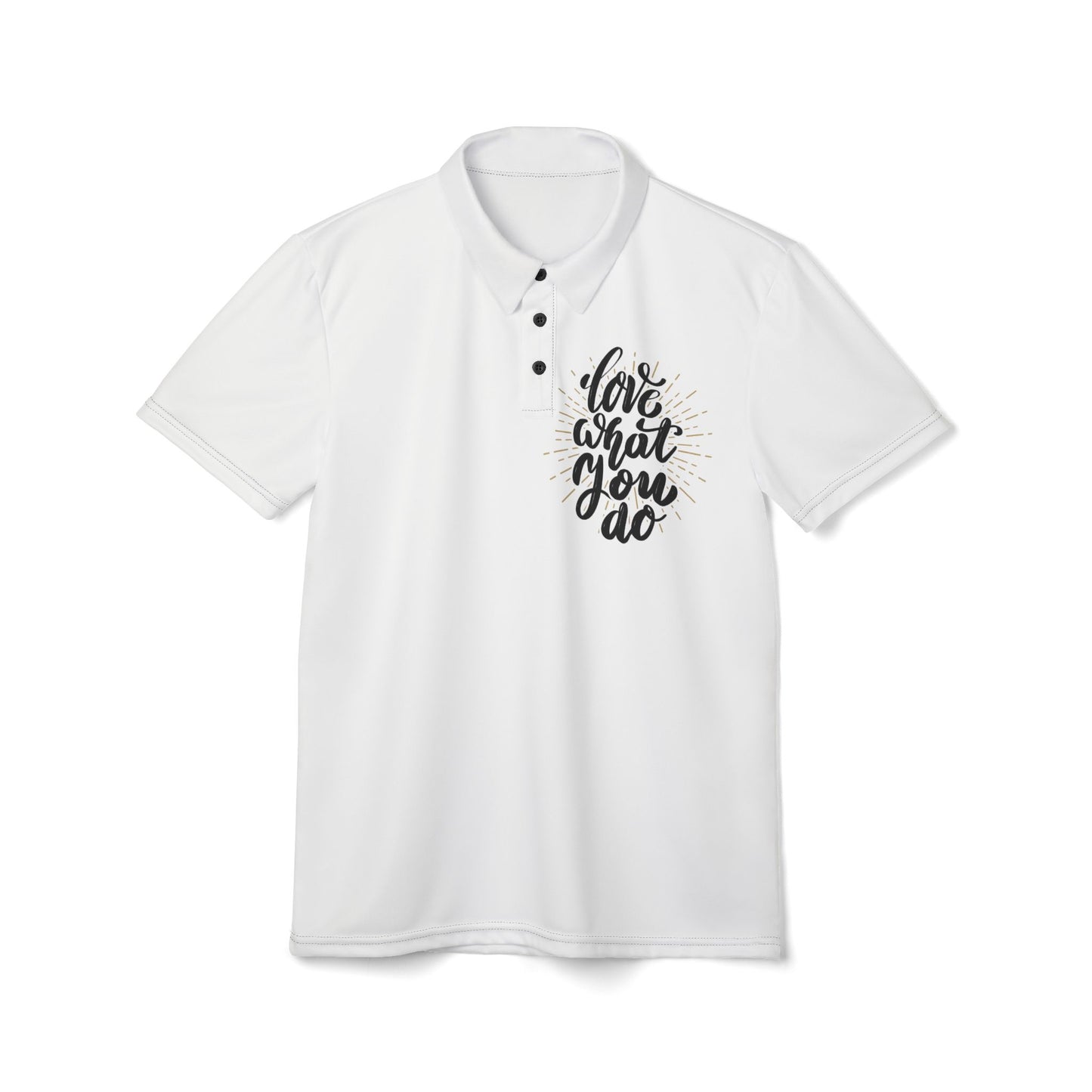 Inspirational Unisex Polo Shirt - 'Love What You Do'