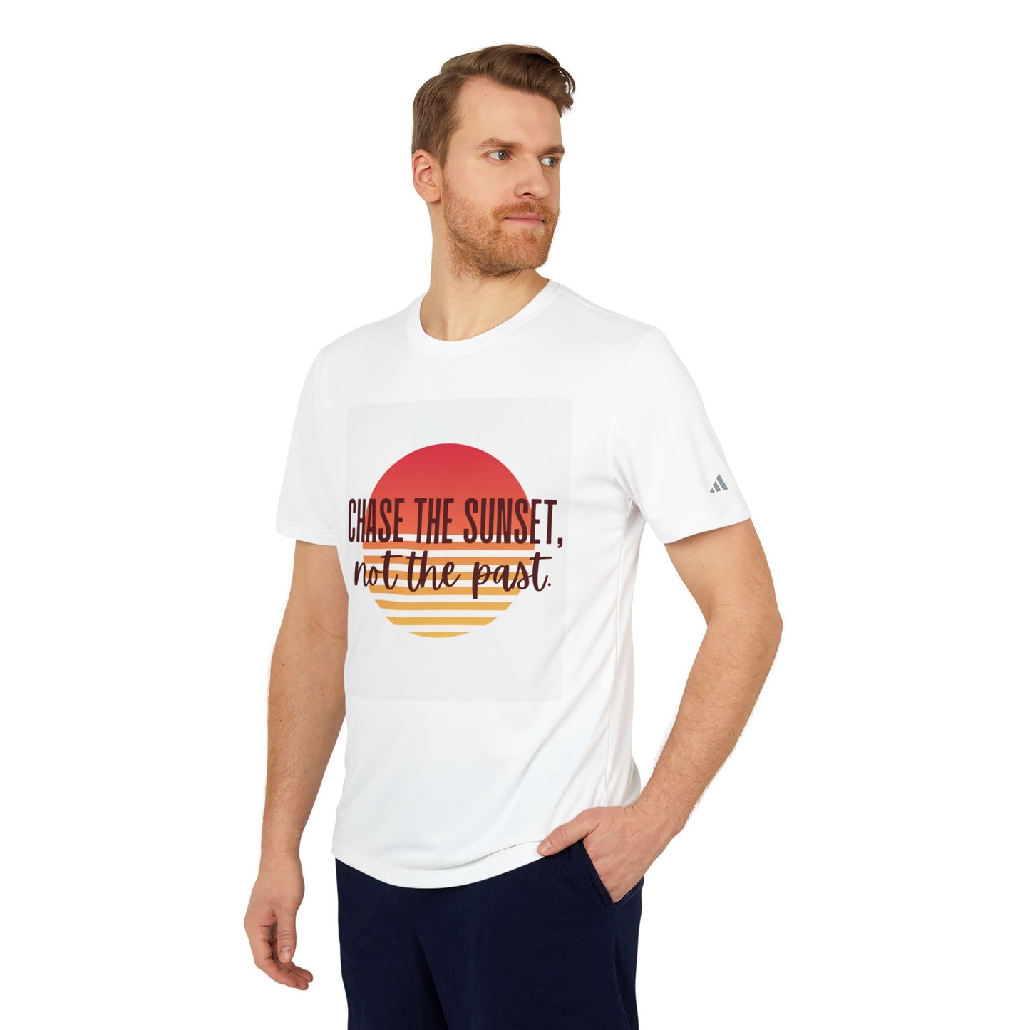 Chase the Sunset Unisex Sport T-shirt - Motivational Fitness Tee