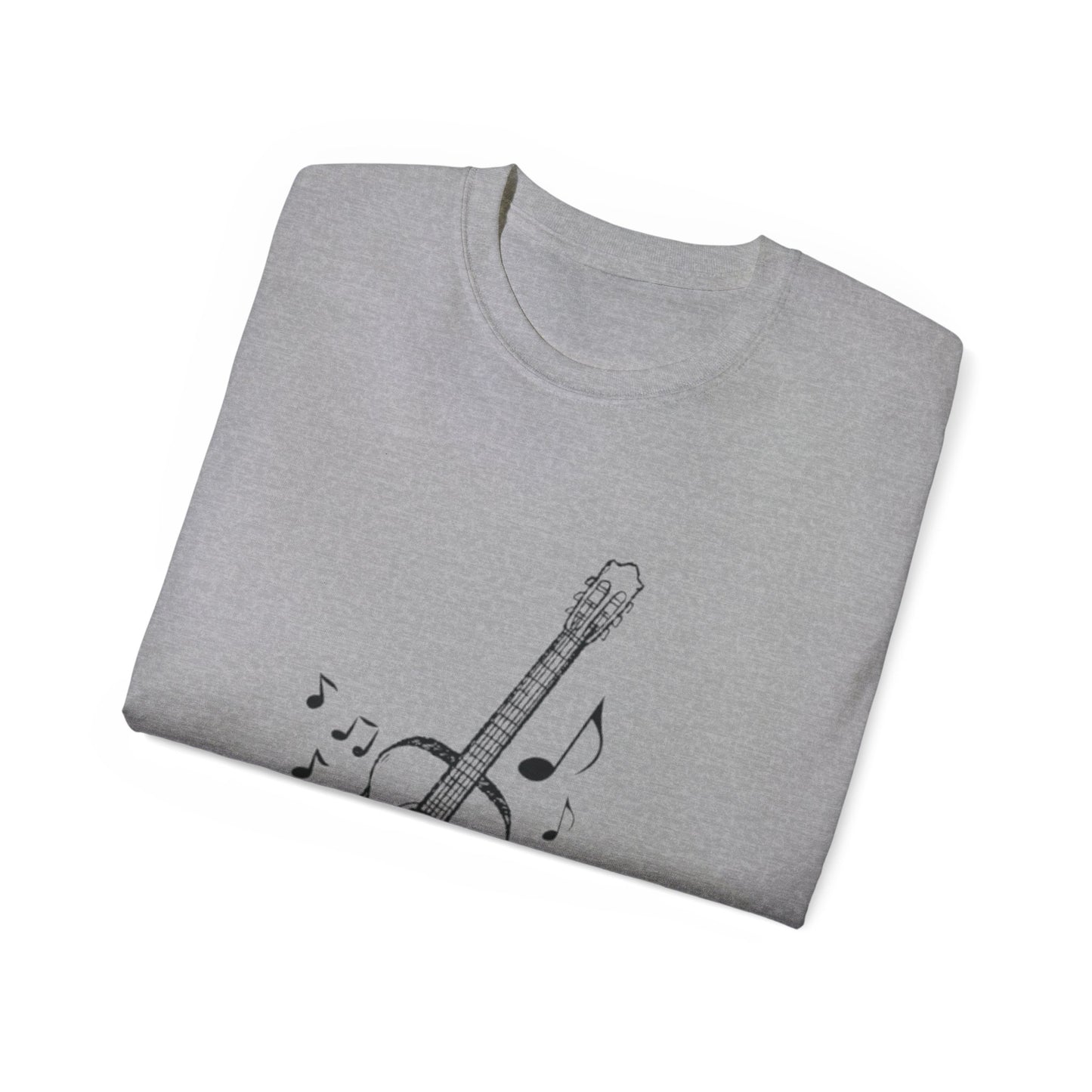 Music Lover's Unisex Ultra Cotton Tee - Guitar Design